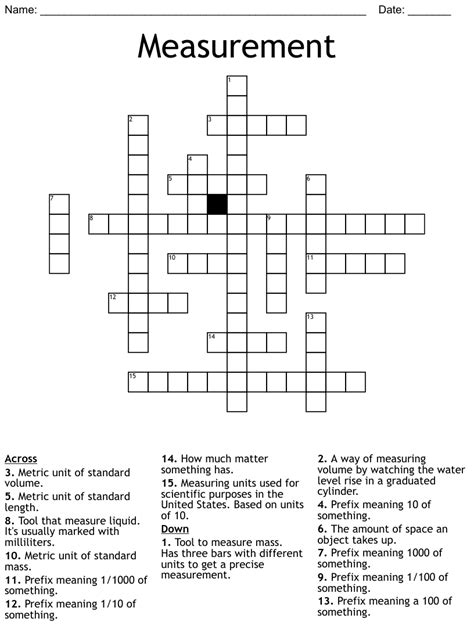 Volume specification Crossword Clue Answers. Find the latest crossword clues from New York Times Crosswords, LA Times Crosswords and many more. ... CUBIC Like volume measures (5) Wall Street Journal: Jan 20, 2024 : 3% LESS Smaller in volume (4) 3% LOW Soft, as volume (3) 3% AMPS .... 