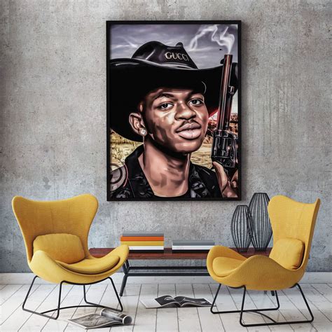Lil Nas X Customized Poster Montero Lamar Hill Wall Poster Etsy