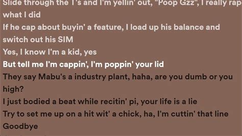 Lil mabu freestyle lyrics. Add similar content to the end of the queue. Autoplay is on. Player bar 