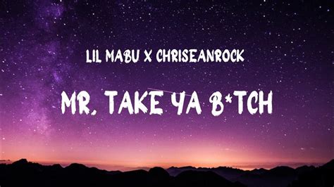 Lil Mabu & ChriseanRock - MR. TAKE YA B*TCH (Lyrics) | 15p Lyrics/Letra Lil Mabu & ChriseanRock - MR. TAKE YA B*TCH (Lyrics) | 15p Lyrics/Letra Lil Mabu & ....