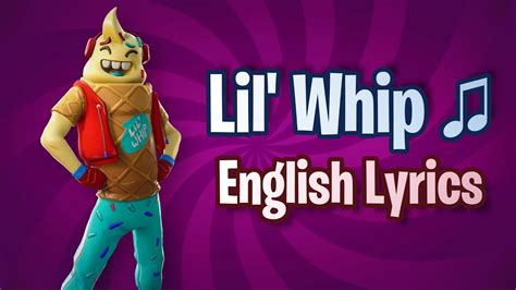 Lil whip song. MMMMMM 😋#EpicPartnerFortnite Lobby TrackLil' Whip Lobby MusicLil' Whip Song LyricsLil' Whip Full LyricsLil' Whip SubtitlesChapter 3 Season 3 