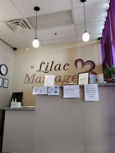 Lilac massage. Lilac Day Spa Asian Body Massage helps to relax the entire body, increases circulation of the blood and treats emotion, mind and spirit. Massage is becoming more popular as people now understand the benefits of a regular massage session to … 
