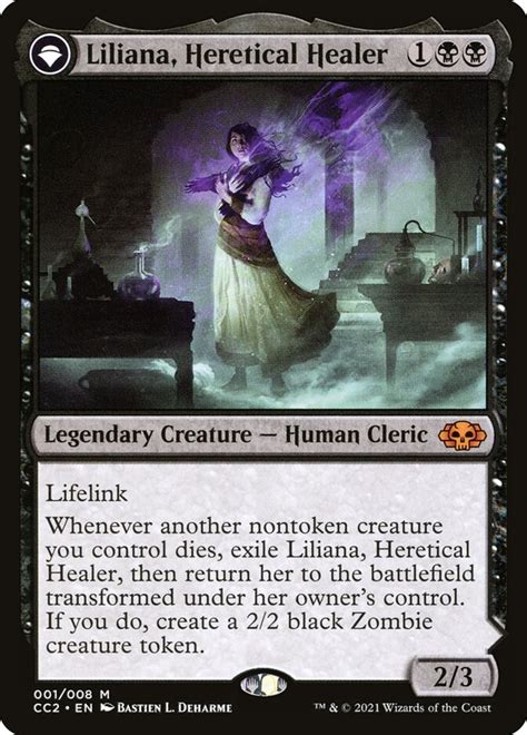 Liliana, Heretical Healer - Commander Collection: Black (CC2)