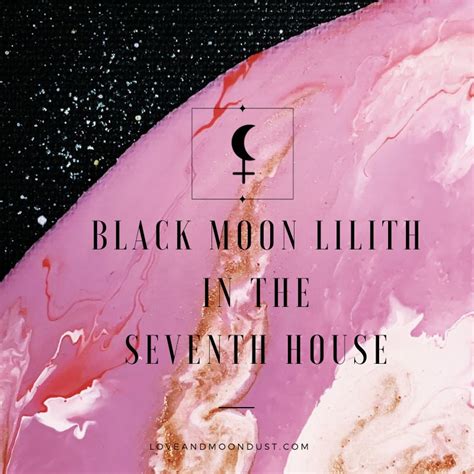 Lilith (Black Moon) in the 7th house - slaves of fatal love