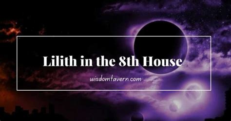 Lilith in the 8th house. Things To Know About Lilith in the 8th house. 