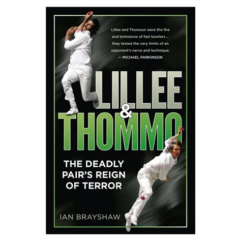 Full Download Lillee  Thommo By Ian Brayshaw