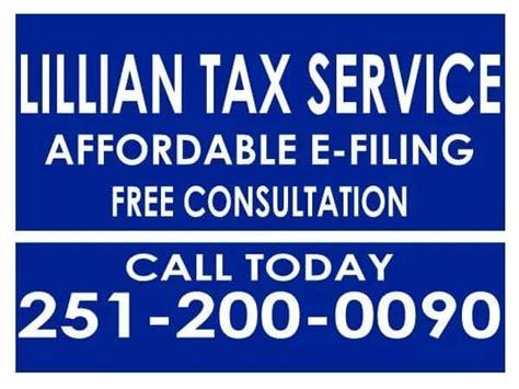 Lillian Tax and Notary Service Lillian AL - Facebook