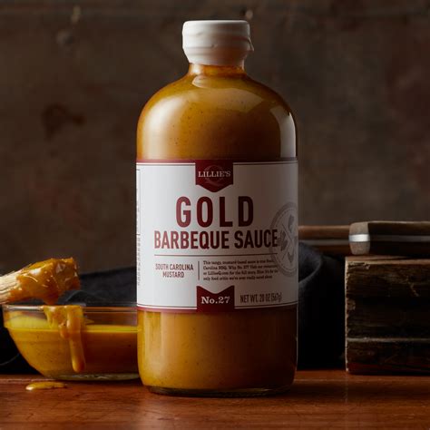 Lillies bbq sauce. Gold Barbeque Sauce Gallon. $29.99. Reviews Nutritional Facts. This mustard-based sauce is true South Carolina barbeque. This gallon size sauce is all you need for your next bbq competition. - +. Add to Cart. Find in Store Bundle and Save. 
