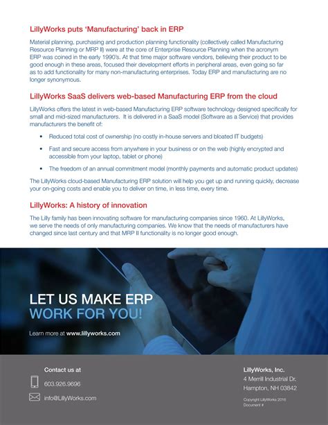 LillyWorks_brochure PDF
