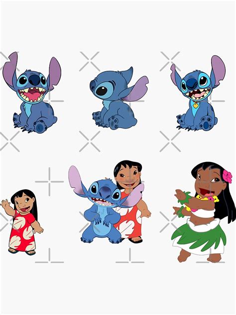 Lilo And Stitch Stickers for Sale Redbubble