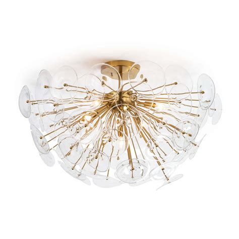 Lily Pad Semi-Flush Ceiling Light - Shades of Light