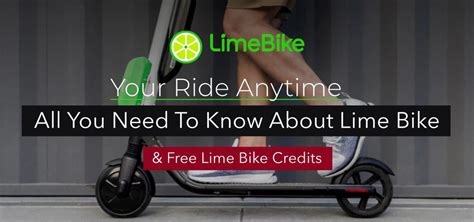 Lime Promo Code : Free Unlock on Your First Two Rides on Site-wide at Lime. View More Details. Expires: Apr 25, 2024 9 used Get Code. WK3G. See Details ... Free 5% Ride Credit. Expires: Apr 26, 2024 24 used Click to Save See Details Use this Free 5% Ride Credit. Covers many Lime products.. 