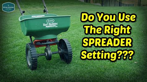  Set your spreader on a low setting. (Usually one quarter of the way open is a good starting point.) Spread the material you put in the spreader over 100 m2 (10 m x 10 m) [1076 sq. ft. (33 ft x 33 ft)]. 5. Ideally the product will run out when you get to the end of the 100 m2 area. 