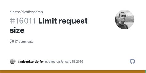 Limit Request Size? · Issue #4760 · encode/django-rest-framework - Github