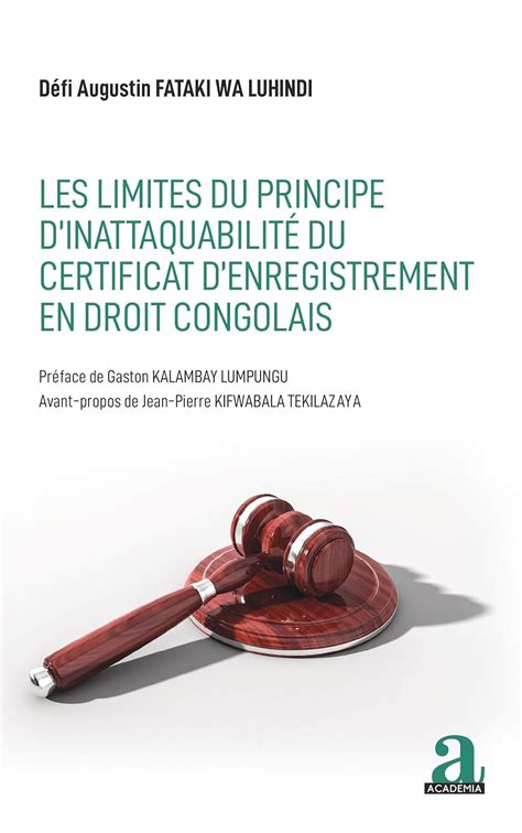 Limités du principe d'inattaquabilité du certificat d'enregistrement en droit congolais. - Learning disabilities and challenging behaviors a guide to intervention and classroom management.