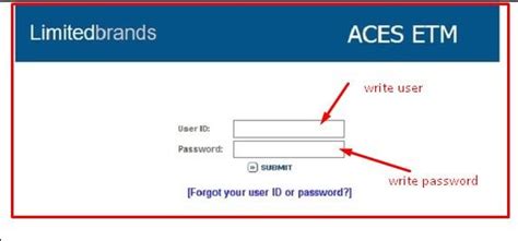 Limited Brands Access Aces Etm Login Wasfa Blog