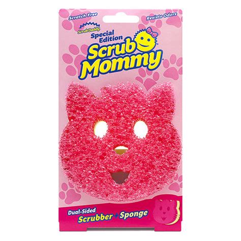 Limited Edition Mommy Cat Shape Scrub, Pink 313096844862