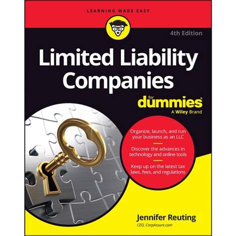 Full Download Limited Liability Companies For Dummies By Jennifer Reuting