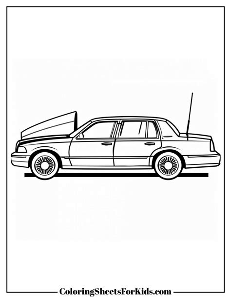 Limousine Coloring Pages