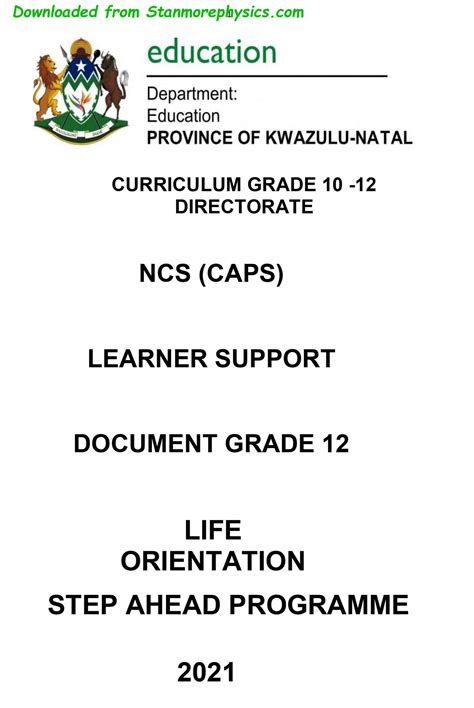 Limpopo province grade 12 learners self guide life orientation task 1. - Crónicas y documentos al margen de la historia de loja y su provincia.