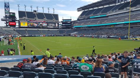 Lincoln financial field view from my seat. Seating view photo of Lincoln Financial Field, section 206, row 13, seat 6 - One Direction tour: Where We Are Tour, Shared Anonymously although im not close up, great seats for fireworks! don't go for yeh expensive ones, these are perfect and created a memorie I will never forget! 