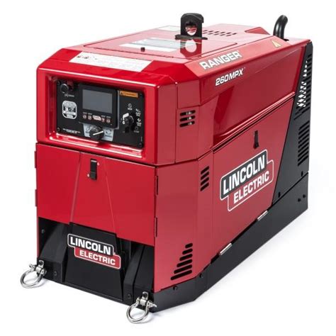 Lincoln gas welder.  Machine delivers five key functionalities: Air Compressor, Generator...
