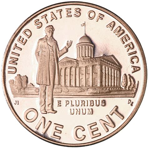 Other features of the 2009 Lincoln penny Log Cabin. The 2009 Lincoln Log Cabin penny is similar to other pennies from the series with identical measurements. This one-cent coin with the plain edge weighs 0.08818 ounces (2.5 g). Its diameter is a standard 0.75 inches (19.05 mm), while the thickness is 0.05984 inches (1.52 mm).. 