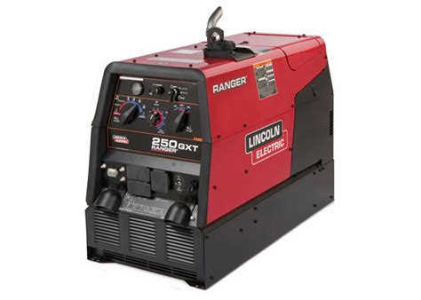Ranger ® 250 GXT. PERFORMANCE. Arc Performance • XTra Performance! Rated 250 amps/25 volts for AC, DC and CV. All rated outputs at 100% duty cycle 104°F (40°C). • AC/DC welding output for a broad range of stick electrodes, such as Lincoln Excalibur ® 7018 (AWS E7018) and Fleetweld ® 5P+ (AWS E6010). Also capable of MIG, flux-cored, and ... . 