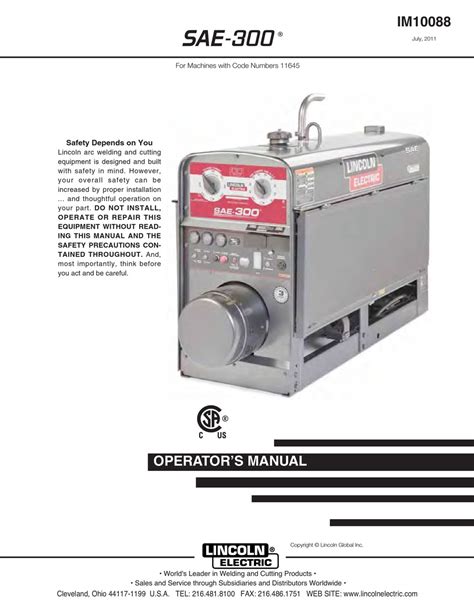 Lincoln sae 300 welder service manual. - Jenn air gas electric grill range with convection oven manual.