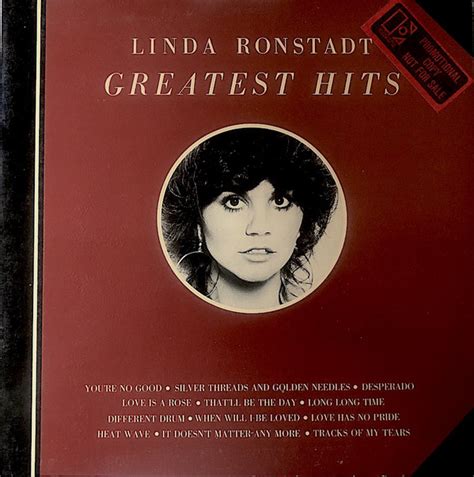 Linda Ronstadt - Greatest Hits Releases Discogs