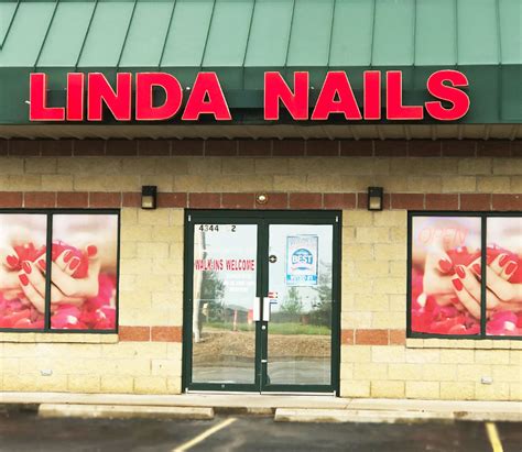 Linda nails. If I could I would give Linda's 10 stars. Her, her husband and staff run this nail salon so smoothly and efficiently. It's always wonderful going into Linda's to get my nails done. She's always trying to most recent trends, and having fun! Read Less 