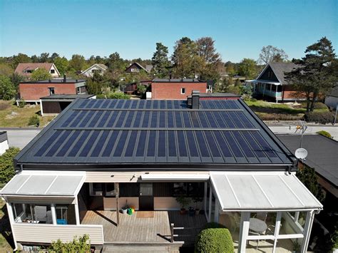 Lindab SolarRoof - Ein Dach, das Energie herstellt