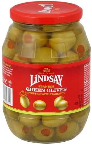 Lindsay Queen Olives Macro Nutrition Facts [Food Label Data]