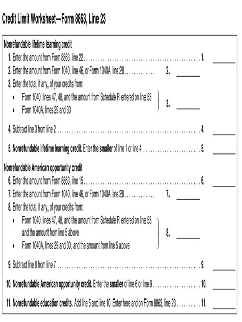Line 5 Worksheet Schedule 8812