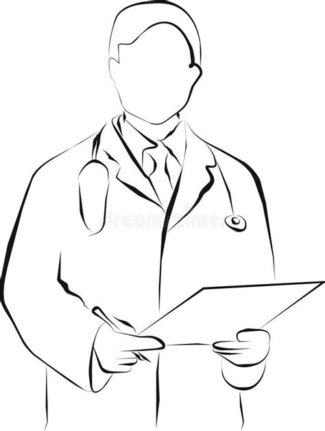 Line Drawing of Doctor Vector Images (over 5,300)