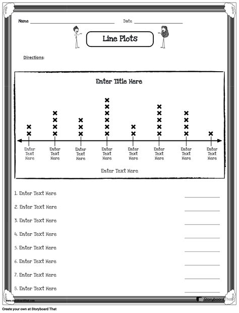 Line Plot Graph Worksheets