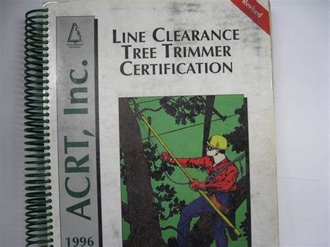 Line clearance tree trimmer certification manual 1996 by acrt inc. - La justice pour les victimes d'actes criminels.