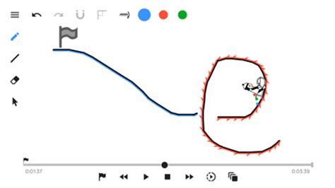 Line rider 5.  I know that the number of lines of code in a program doesn't matter...