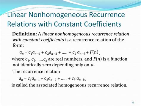 Linear, Nonhomogeneous, Constant Coefficients - Proprep