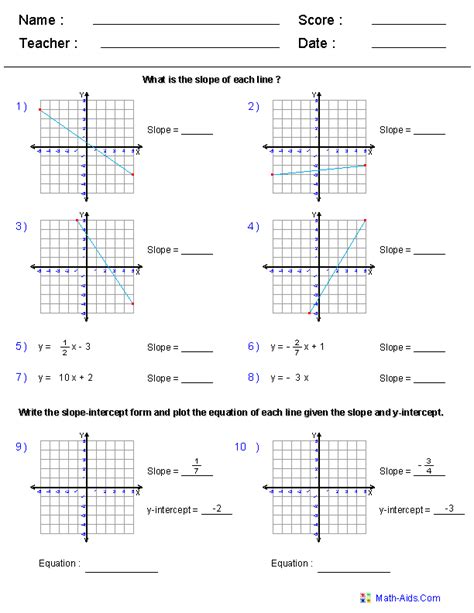 Linear And Functions Worksheet 8Th Grade