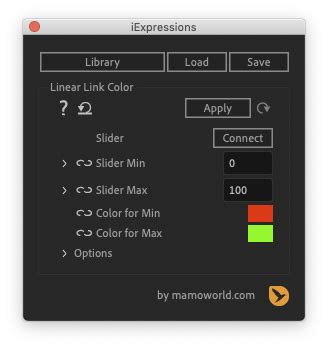 Linear Link Color Expression Mamoworld