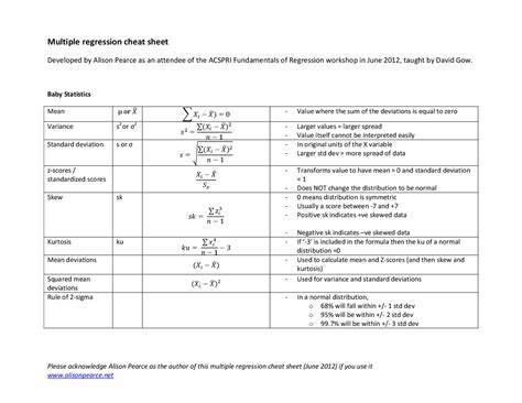 Linear Regression Cheat Sheet Linear Regression Cheat sexiezpix Web Porn
