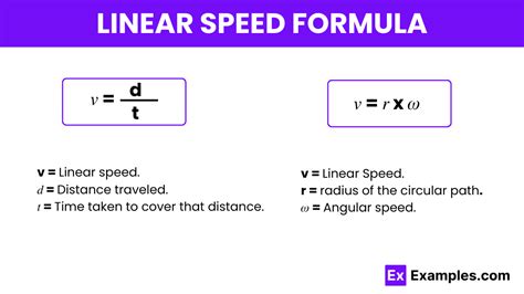 Linear Speed Formula - Definition, Formula and Solved Examples