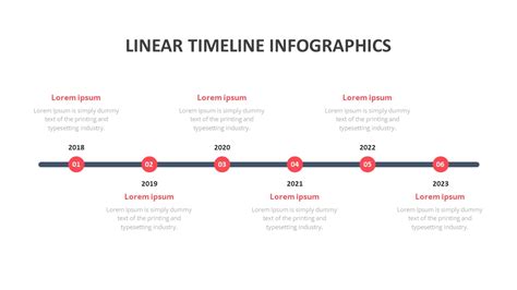 Linear Timeline Template for PowerPoint and Keynote