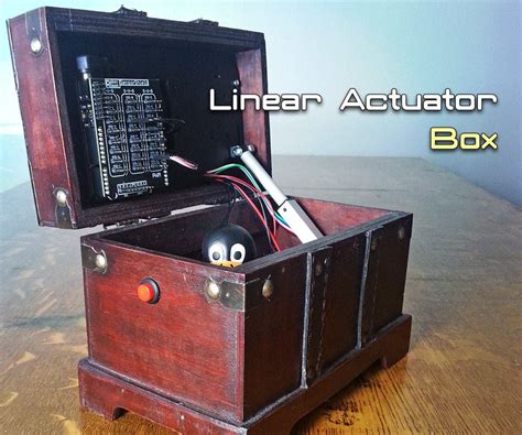 Linear actuator setup.  Learn Automatically Opening / Closing a Box With a Linear A...