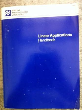 Linear applications handbook national semiconductor databook. - Cpo science investigation manual with answers.