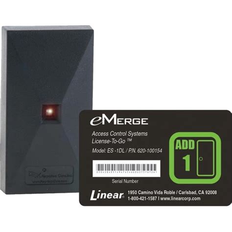 Linear eMerge Essential 1-Door License with one Reader Bundle