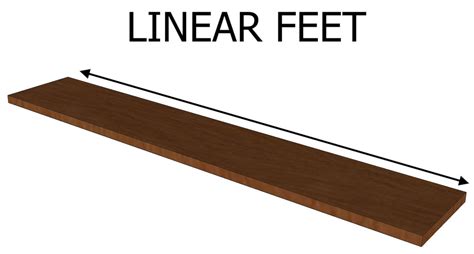 Linear feet to square foot calculator. The total number of linear feet required for the project will then be calculated by adding the length measurements together. 3. Is there a difference between linear feet and square feet when measuring kitchen cabinets? Yes, square feet refer to the size of a surface, whereas linear feet refer to the length of cabinets measured in a straight line. 