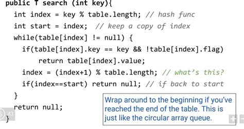 Linear probing algorithm.  Study with Quizlet and memorize flashcards containing terms like ha...