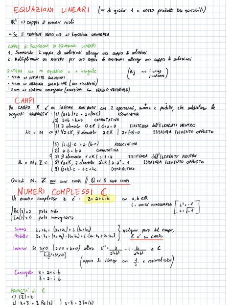 Lineare Analitica Appunti Di Algebra Geometria E